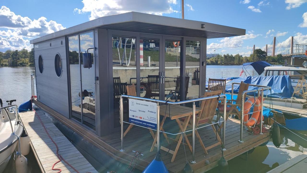 Houseboat Water Boy Apartament Plywajacy Dom Na Wodzie Lodz Lejlighed Wrocław Eksteriør billede